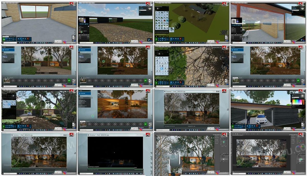 国外大神Lumion10.3渲染视频教程#24雨后小屋带SU模型