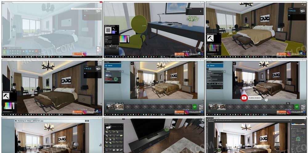 Lumion9室内渲染高级视频教程全流程