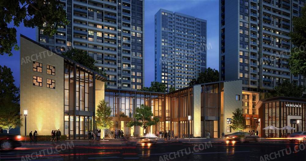 [精品]55套SketchUp精细模型第五期高层住宅建筑商业综合