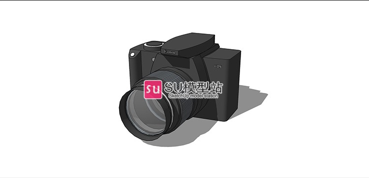 电子产品拍照摄影相机镜头SU模型SU模型草图模型摆件装饰品-景观建筑资源