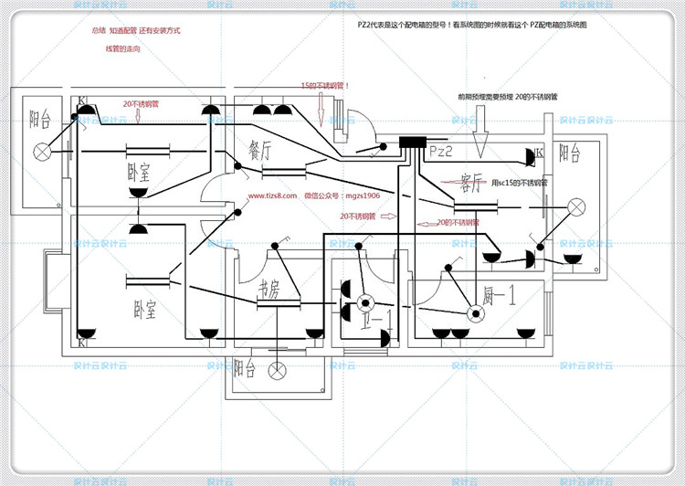 设计资源-2018年CAD水电施工图教程给排水强弱电学习视频系统图