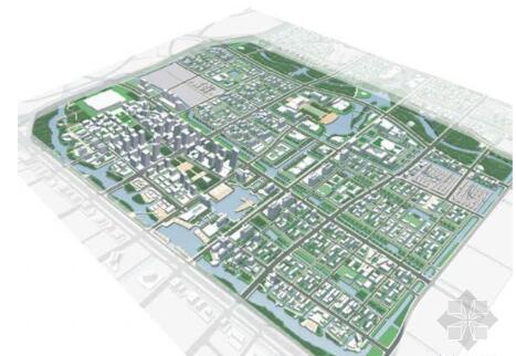 宁波新城总规规划框架与核心区城市规划设计设计方案