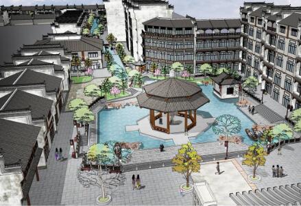 湖南“一步一景”江南古城景观规划设计方案