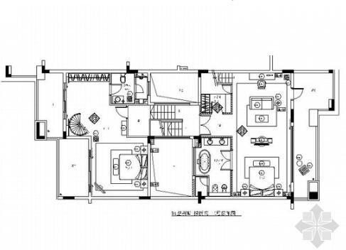 深圳3层规模化豪华附带泳池型商业别墅室内设计施工图