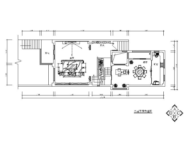 湖南联排商业别墅古典园林风格设计CAD施工图（有效果图）