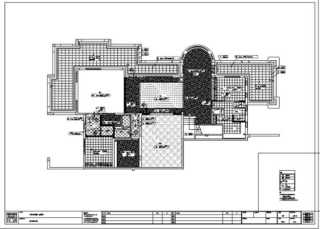 广州九龙湖意大利风格H5商业别墅室内设计施工图