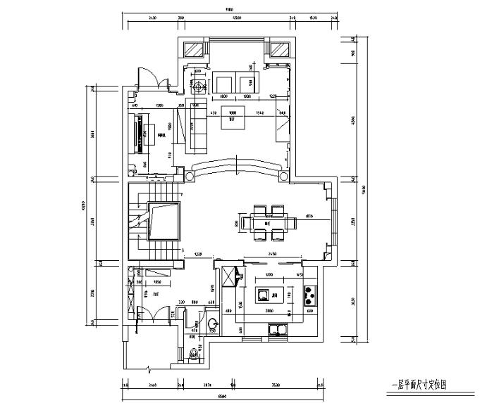 江苏混搭风格320平米联体商业别墅设计施工图（附效果图)