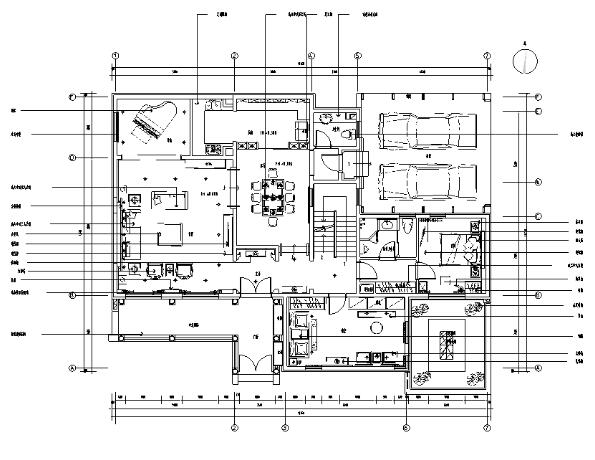 北京观塘商业别墅设计施工图（附效果图）