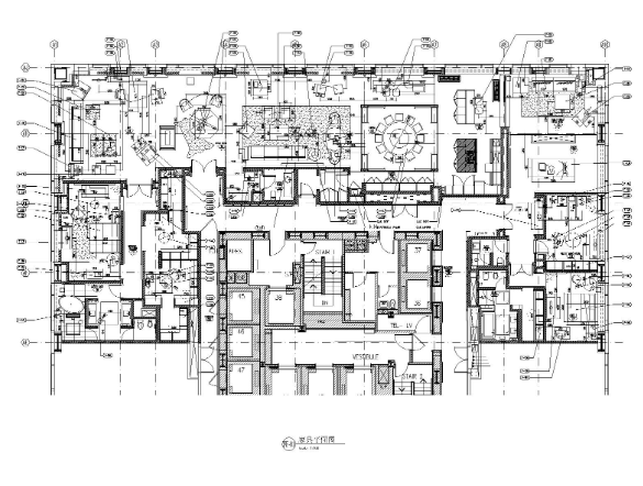 季裕堂-北京银泰柏悦府52层公寓设计施工图