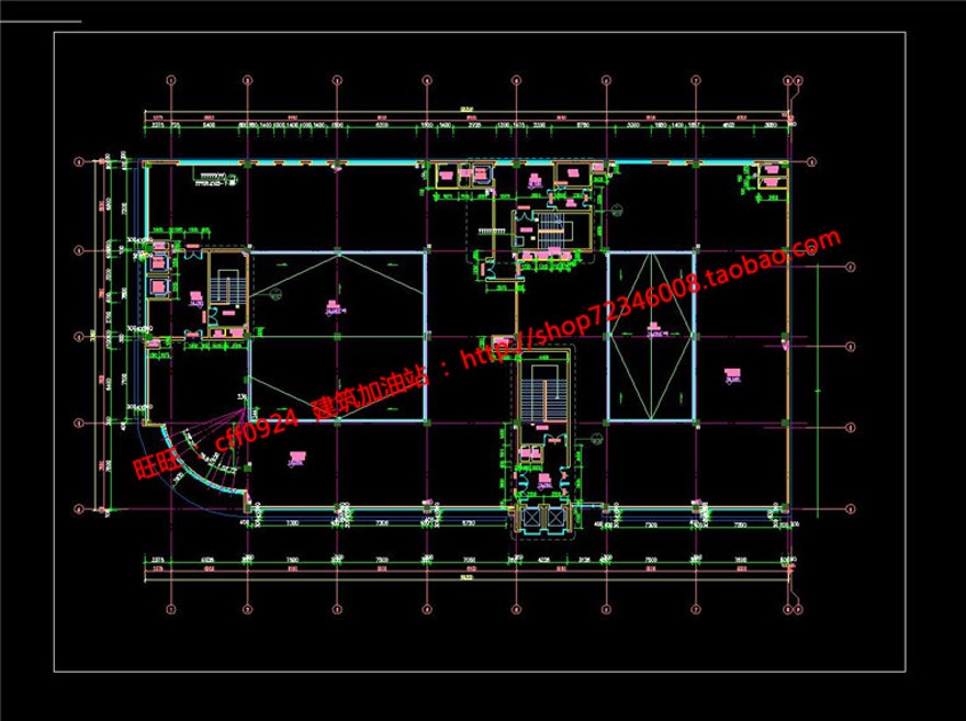 商住楼建筑方案设计cad施工图+su模型+效果图