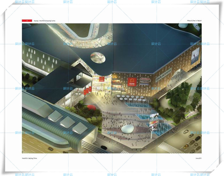 完整CCDI悉地－北京英特宜家购物中心CAD施工图效果图物建筑资源