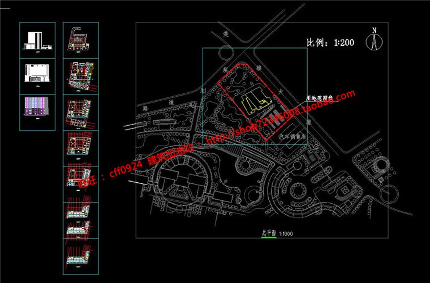 旅馆建筑方案设计psd排版展板cad图纸+su模型+效果图
