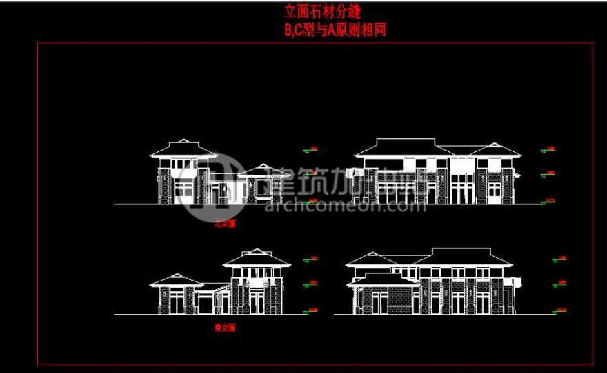 整套商业别墅设计Sketchup模型CAD图纸建筑效果图商业别墅景观建筑规划项目施建筑资源