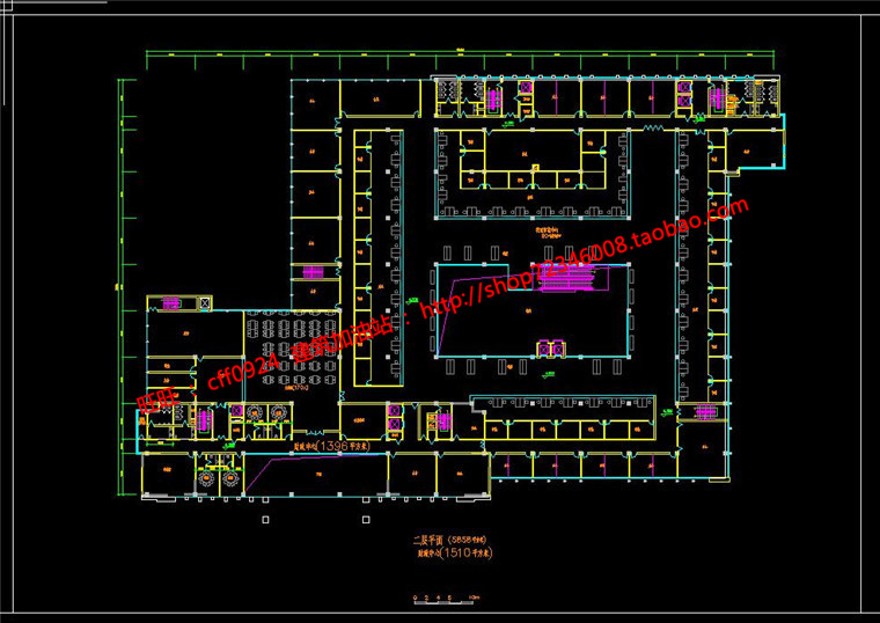 3Dmax模型办公建筑景观产业园科技中心cad图纸平立剖dwg效建筑资源