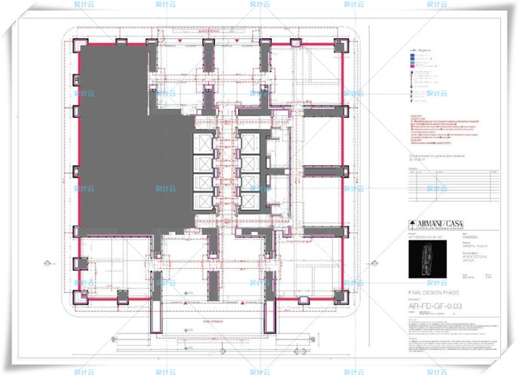 完整成都阿玛尼艺术公寓(ARTRESIDENCEBYAC)1FCAD施工图概念设计建筑资源