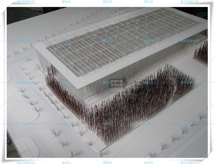 完整人才园创意产业园展览中心设计cad+su文本+效果图max