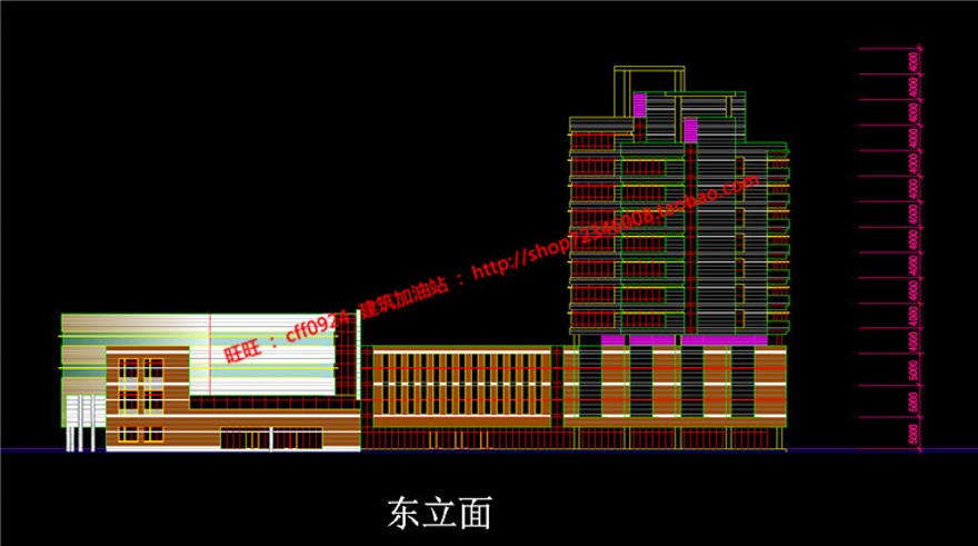 仁济医院建筑方案设计医疗中心su模型cad图纸效果图