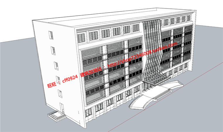 医疗建筑医院设计妇幼保健院方案设计su模型+cad图纸