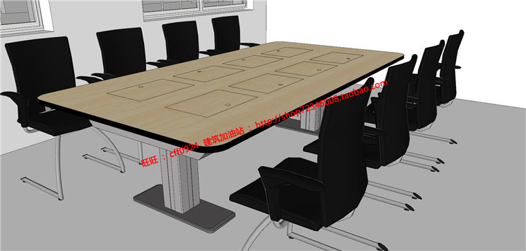 办公楼全套室内设计cad图纸su模型pdf效果图及设计说明