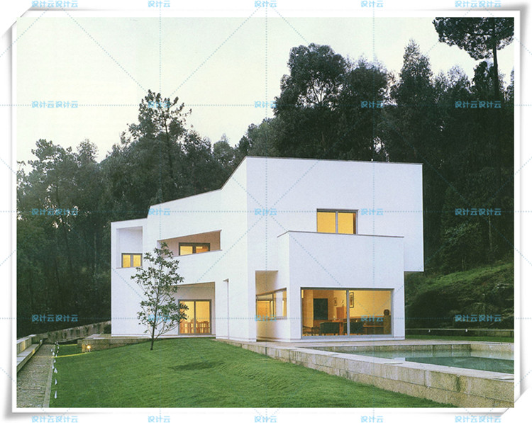 完整维埃拉卡斯特罗住宅su模型+CAD西扎AlvesCosta迪卡斯建筑资源