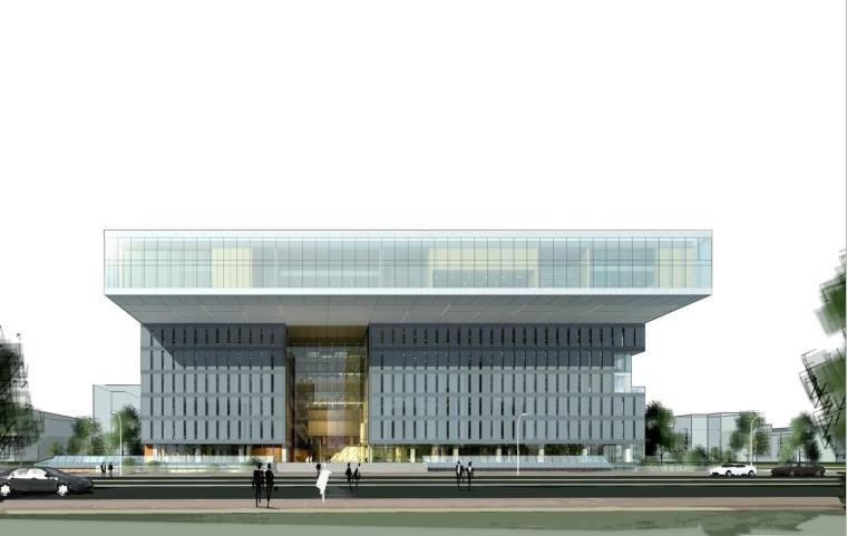 成套-大学书楼建筑方案设计及平立剖CAD/SU精细模型