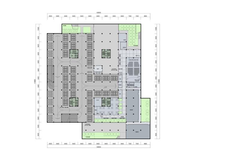 成套-大学书楼建筑方案设计及平立剖CAD/SU精细模型