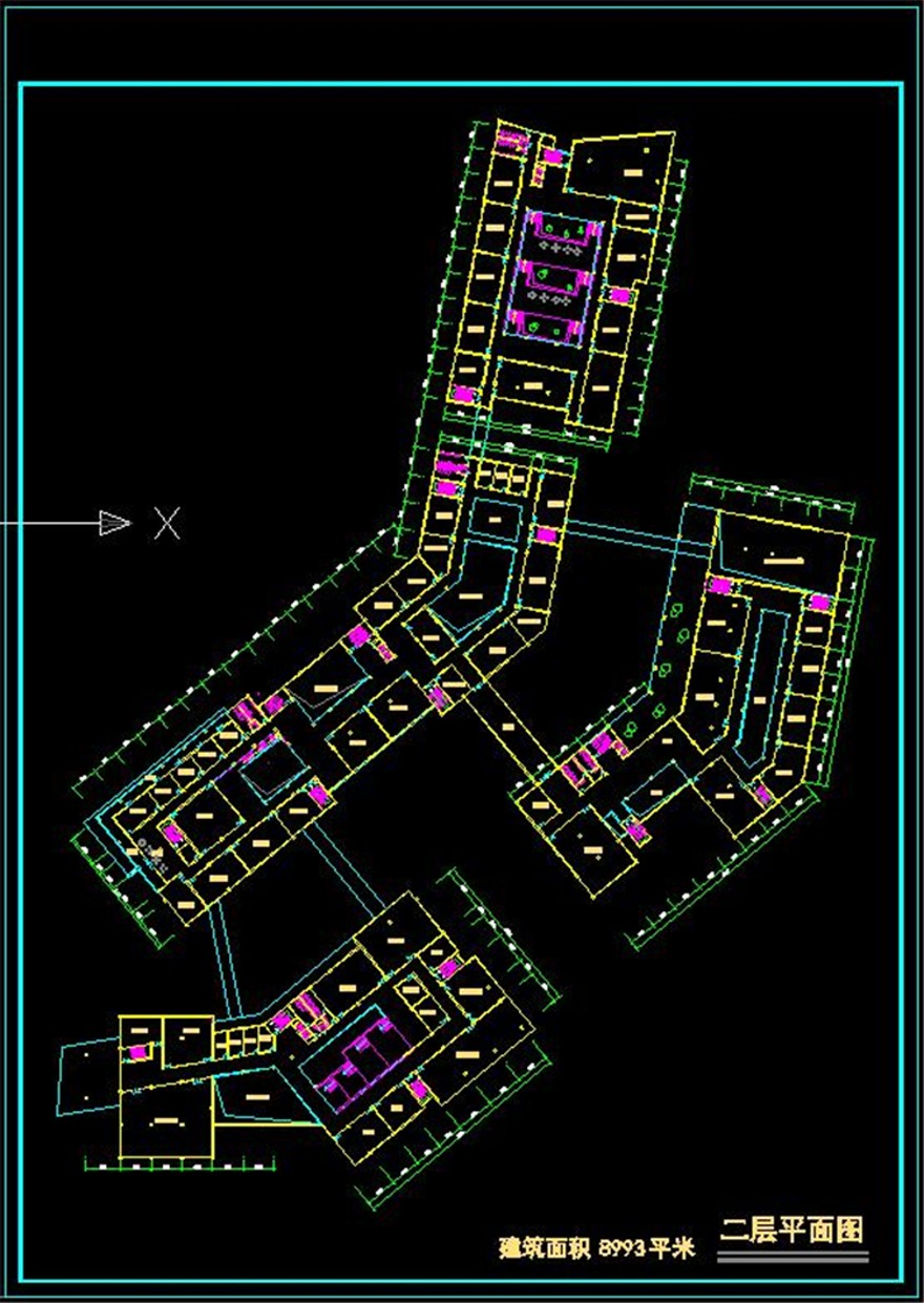 成套-综合实验楼/教学楼/行政楼SU模型+CAD图纸+效果图