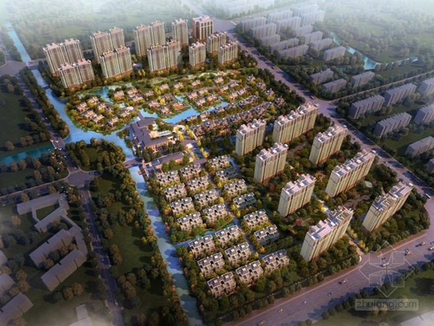 方案文本_江苏环湖地块现代风风格高层住宅住宅区规划设计方案文本设计资源设计资源