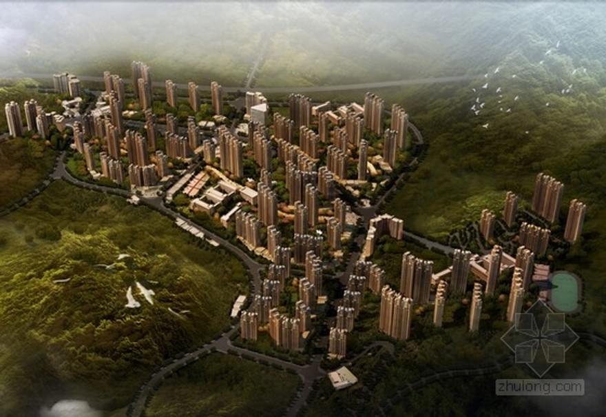 方案文本_贵州规模化生态宜居住宅区规划及单体建筑设计方案文本