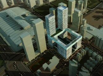 方案文本_深圳现代风风格玻璃幕墙超高城市规划设计综合体设计方案文本