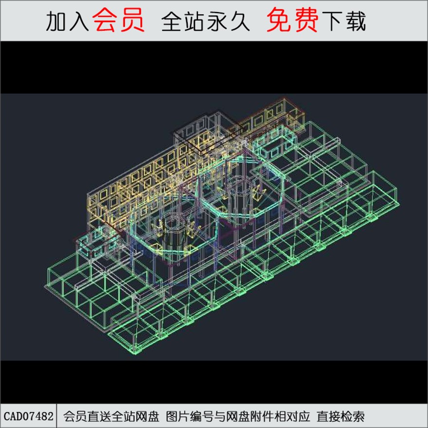 污水处理厂模型-CAD方案平面图/立剖面图/施工图系列