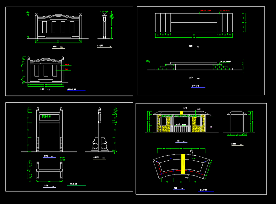 高层住宅公寓居住小区洋房规划(29)-CAD方案平面图/立剖面图/施工图系列