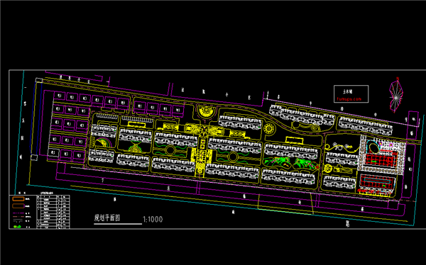 高层住宅公寓居住小区洋房规划(44)-CAD方案平面图/立剖面图/施工图系列