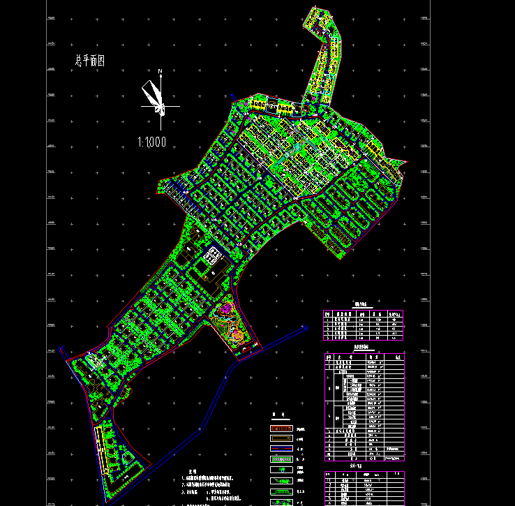 高层住宅公寓居住小区洋房规划(26)-CAD方案平面图/立剖面图/施工图系列