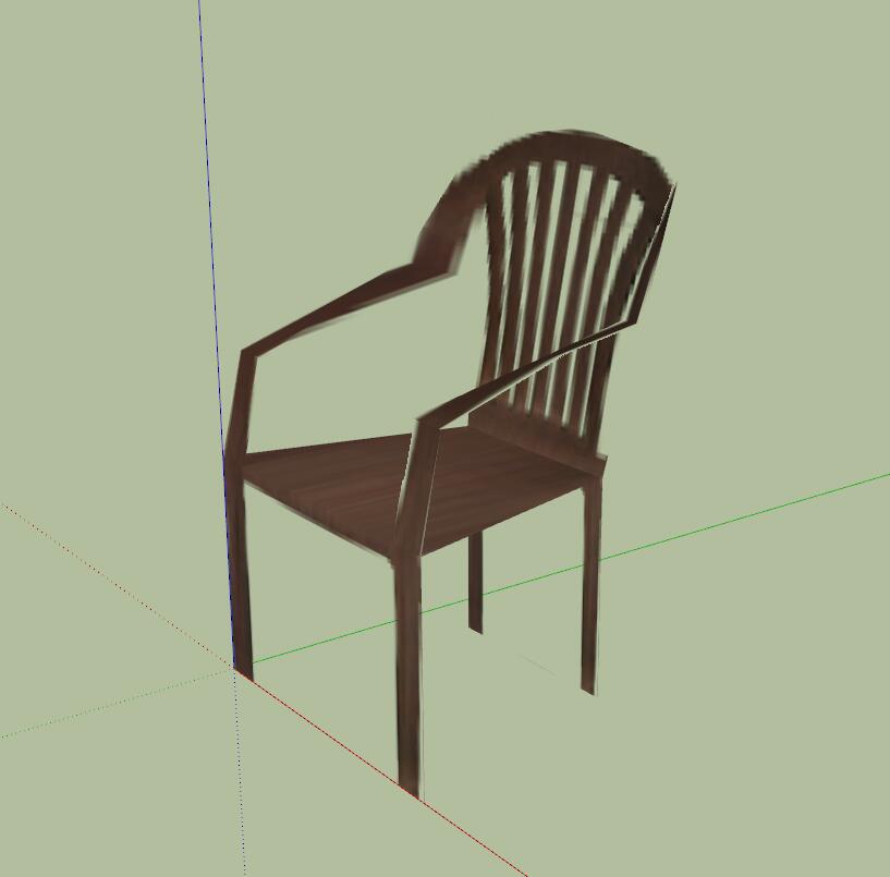 单人座椅sketchup模型26-SU建筑景观室内模型