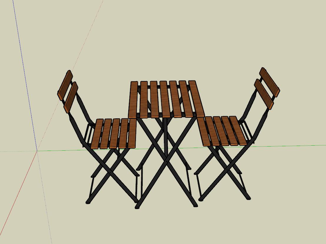 座椅-SU建筑景观室内模型