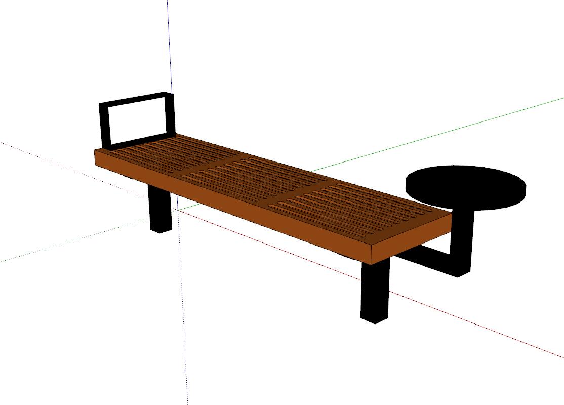 座椅-SU建筑景观室内模型