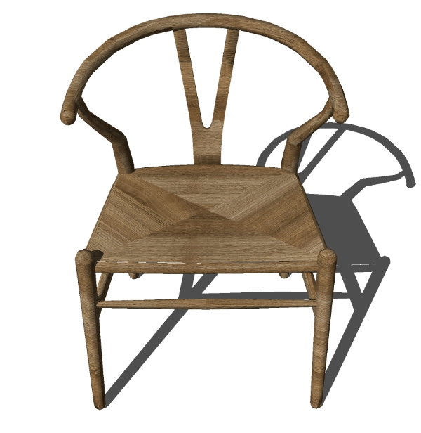 单椅SU模型一sketchup模型95-SU建筑景观室内模型