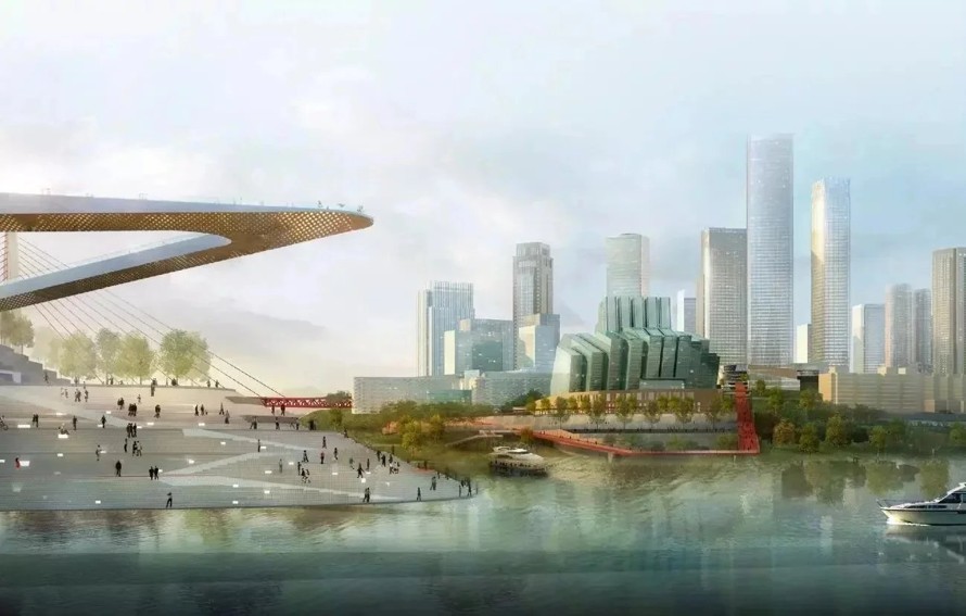 SASAKI新作-研究城市个性-重塑滨江生态-某河流生态治理提升项目国际竞赛（方案+模型+动画+CAD平面+）