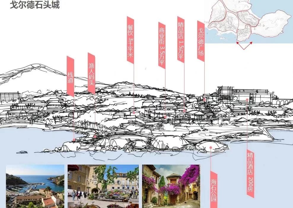 艺术小品小镇--知名新项目-鲁能文昌海石滩爱情主题小镇景观规划设计方案文本该文件为：（94页高清PPT文件）