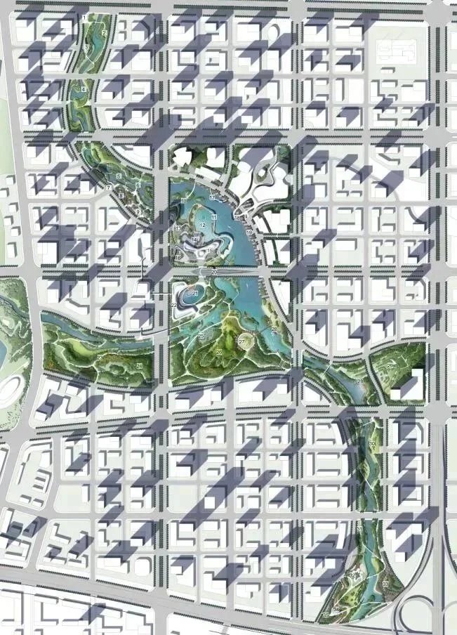会呼吸有生命的城市生态公园-某国际创新示范城中央公园（贯穿全城城市绿带）景观规划概念方案153页PDF