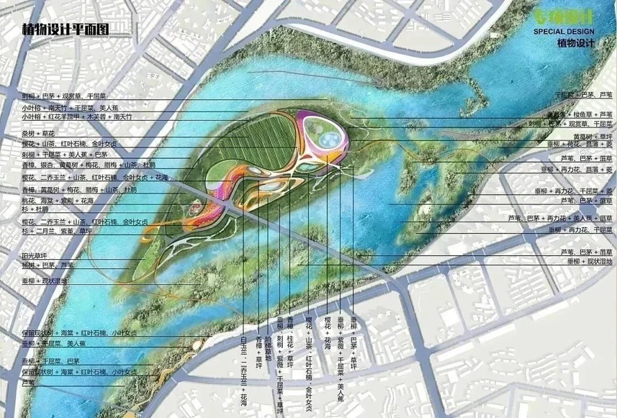 城市空间新格局--江、山、城、洲新环境-某市大型生态湿地公园概念性规划设计方案（173页高清PDF）