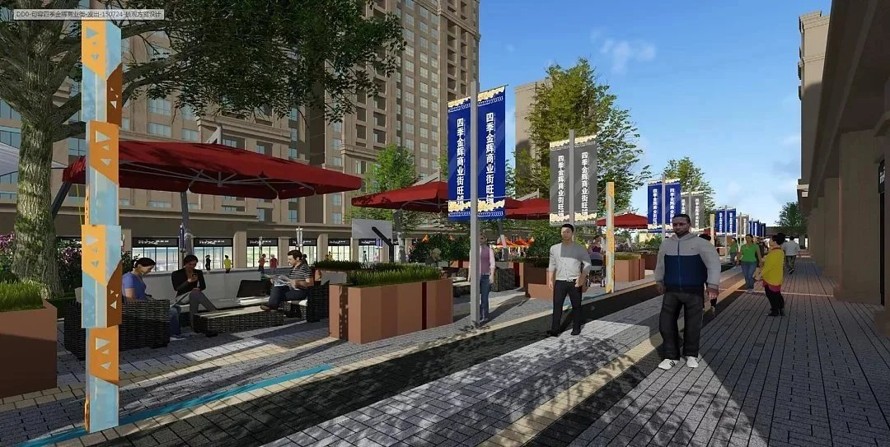 优质商业街项目--欧陆新古典主义--某市商业街景观设计方案+CAD版全套施工图+PDF版全套施工图