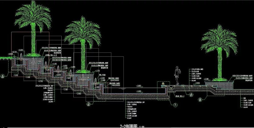省院设计--保利品质--生态核心--保利东湾国际展示区景观设计全套施工图（园建 + 植物 + 水电）