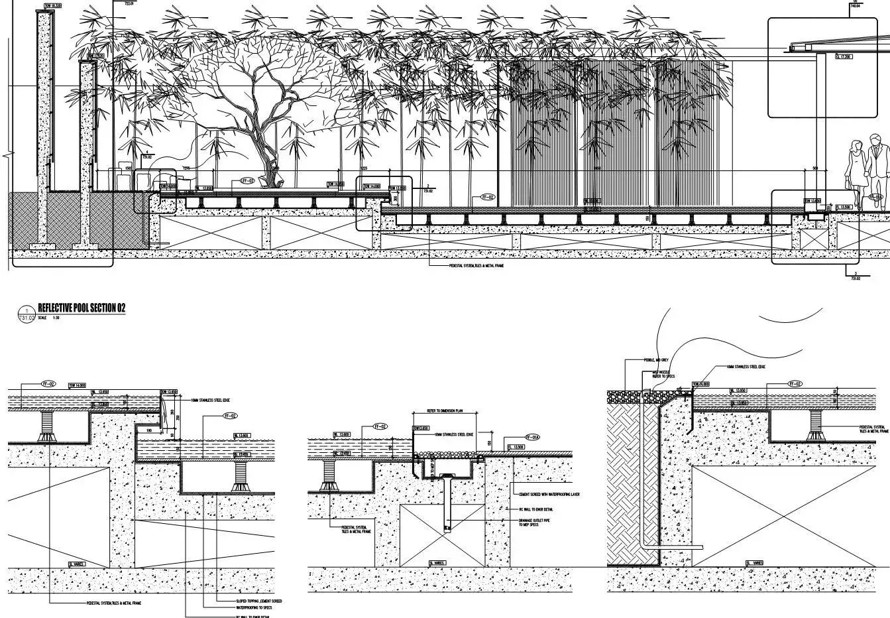 新艺术小品-极精简-特现代-某现代风格顶豪项目豪宅景观设计方案+CAD总平图+PDF局部施工图（137页PDF高清文件+CAD）