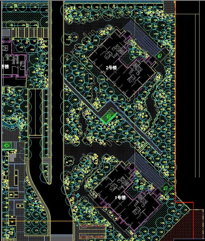 沈阳万科复合型国际社区-沈阳万科明天广场景观设计全套施工图（园建+绿化+环施+水电+结构）很全很细致