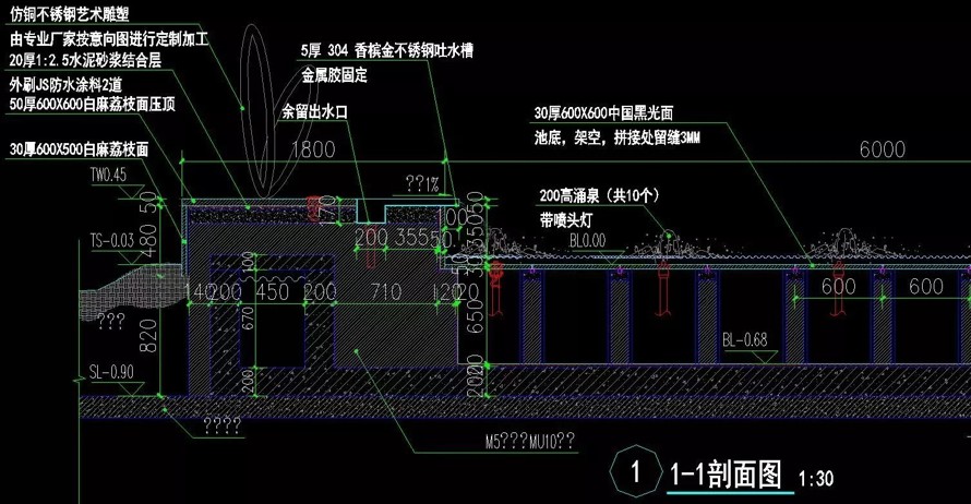 极简造型景观-知名设计-上海豪宅-上海某极简造型主义高端项目示范区景观设计全套施工图（全套施工图包括：园建+绿化+水电+结构）