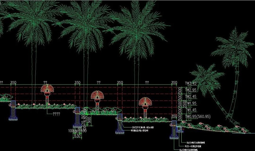 知名设计--五星级酒店景观-西双版纳喜来登度假酒店景观设计全套施工图-该文件为：DWG（园建+结构+植物+水电）